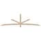 Ekena Millwork Alberta Smooth Timber Gable Bracket, Douglas Fir, 108"W x 31 1/2"H x 1 1/2"D x 3 1/2"F, 7/12 Pitch GBW108X31X0204ALB00SDF - alternate 1